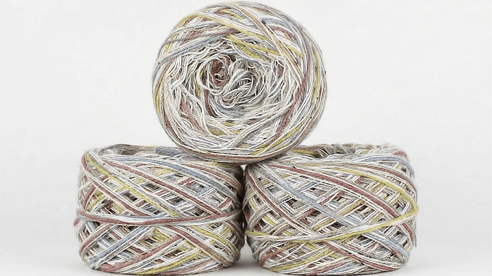 Set de Cakes Sublime – Trío de Hilados con Lurex Oro (300g) 1