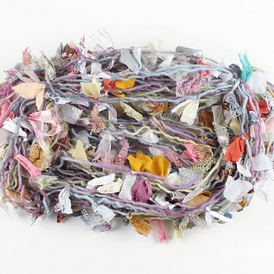 Mechitas de Tela Bocado - Lana Artística Multicolor (50g)