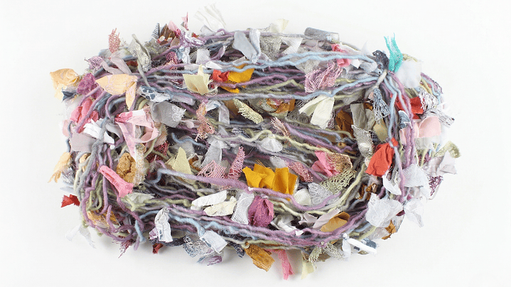 Mechitas de Tela Bocado - Lana Artística Multicolor (50g) 1