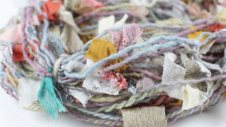 Mechitas de Tela Bocado - Lana Artística Multicolor (50g) 2