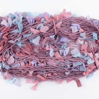 Lana Mechitas de Tul Candy - Hilado Artesanal (50g)