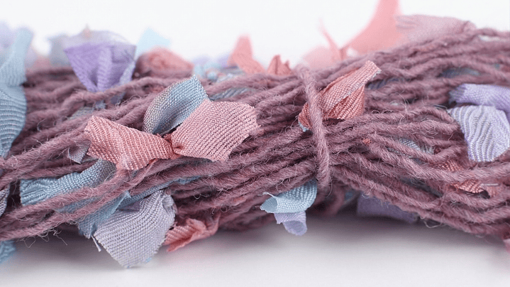 Lana Mechitas de Tul Candy - Hilado Artesanal (50g) 2