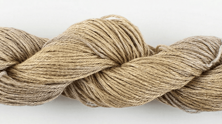 Lino Taupe - Hilado Natural Grosor DK (100g) 1