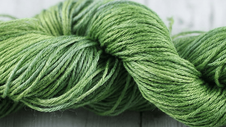 Lino Natural Urtica - Tonos Verdes Matizados (100g) 2