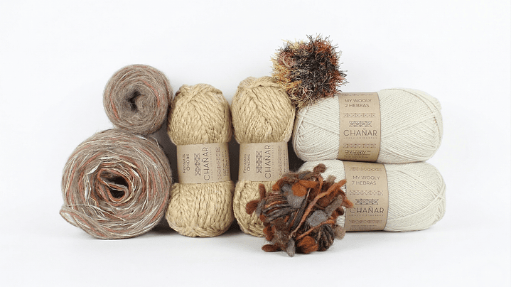 Kit de Tejido Cajita Taupe - Edición Especial Invierno (600g) 1