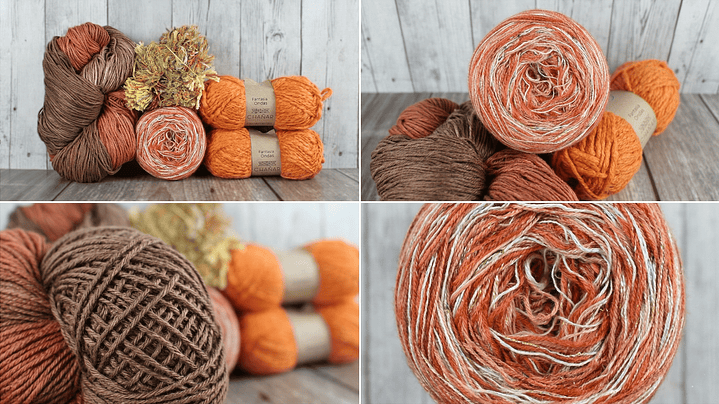 Cajita Otoño: Kit de Hilados en Tonos Ocres y Tierra 2