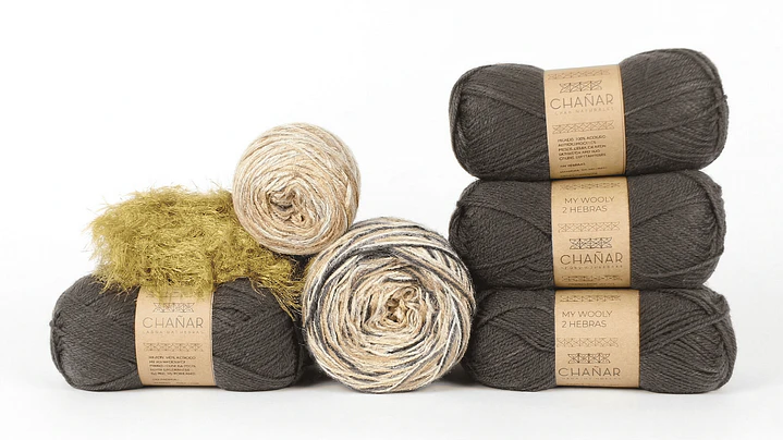 Kit de Tejido Cajita Winter: Tu Chaquetón Abrigado en Tonos Otoñales (600g) 1