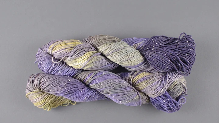 Algodón con Lúrex Ultra Violeta 1