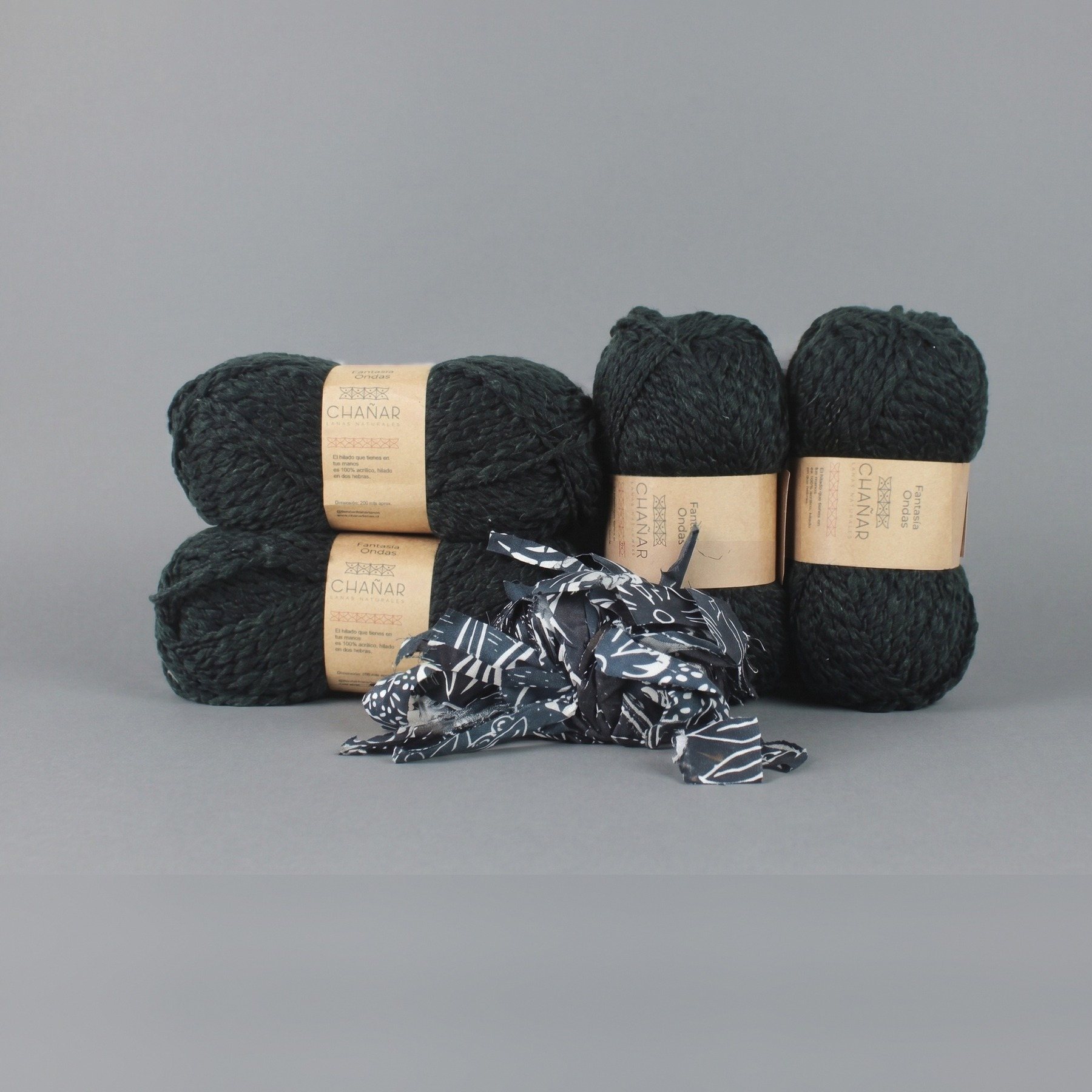 Kit y Patrón Chaleco Apache Negro