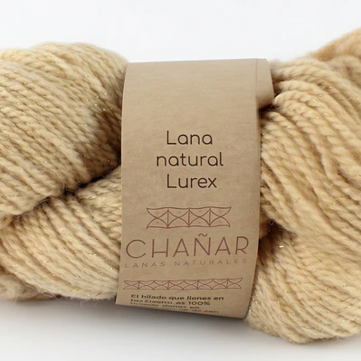 Lana Natural con Lúrex Nude
