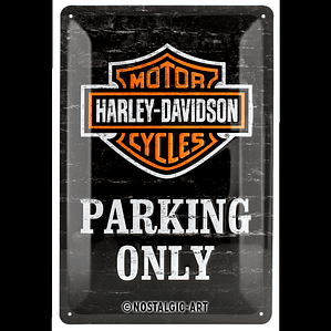 Harley  Davison Parking only