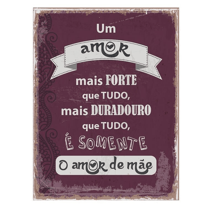 O AMOR DE MAE 25cm x 33cm 1