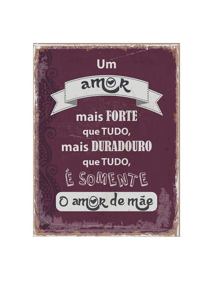 O AMOR DE MAE 25cm x 33cm 1