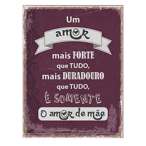 O AMOR DE MAE 25cm x 33cm