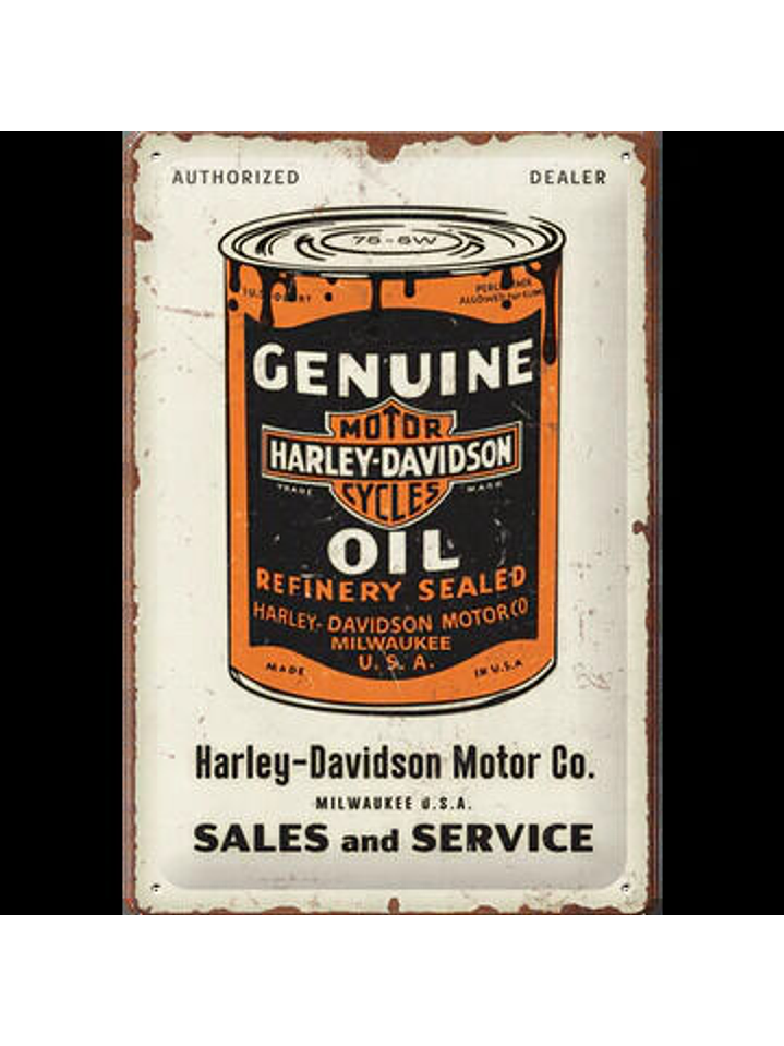 Harley  Davison Genuine Oil 1