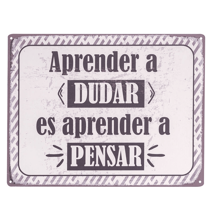 Aprender a duvidar 25X33CM 1