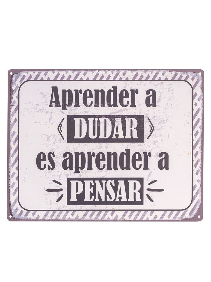 Aprender a duvidar 25X33CM 1