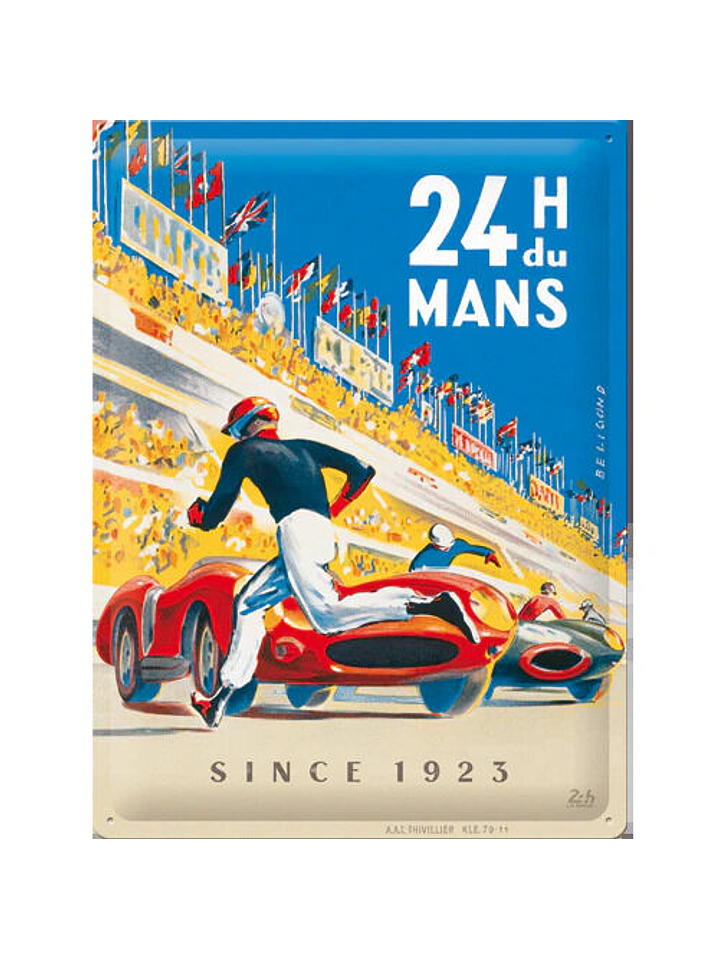 24H LE MANS  30X40cm 1