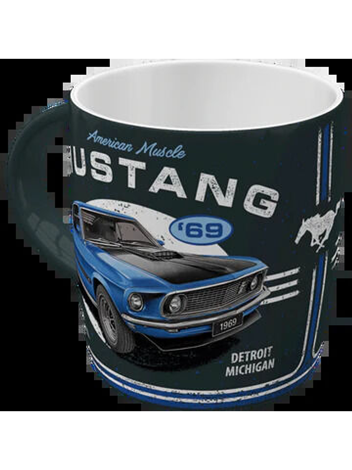 Ford Mustang 69 AZUL 1