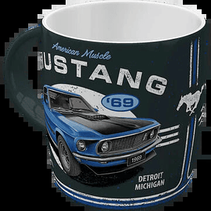 Ford Mustang 69 AZUL