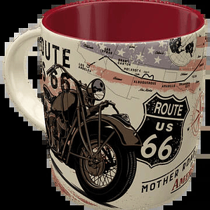 ROUTE 66 MAP CANECA