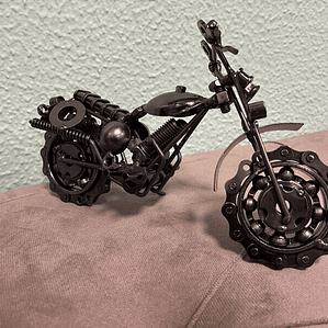 Moto de metal 20x13x7cm