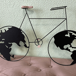 Bicicleta de parede 72cmx45cm