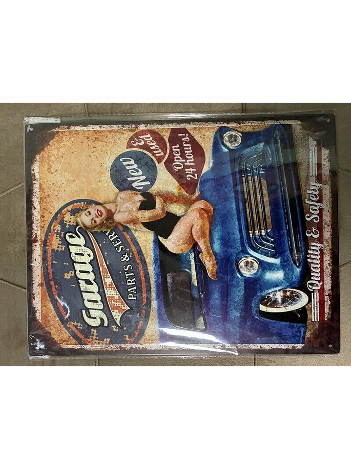 Garage parts 33x25cm 1