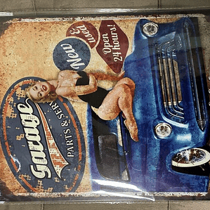 Garage parts 33x25cm