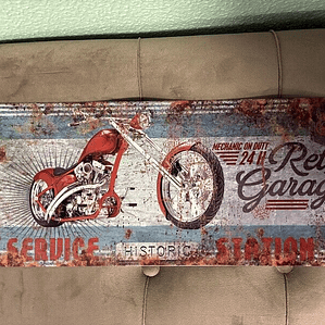 Retro Garage 50x20cm