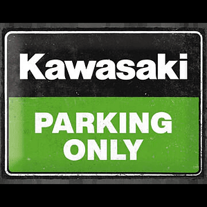 Kawasaki parking only