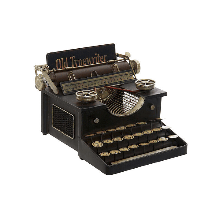 Maquina de escrever metal 18x25x25cm 1