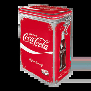 COCA COCA CAIXA COM FECHO