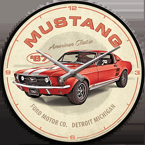 Relogio Parede Mustang