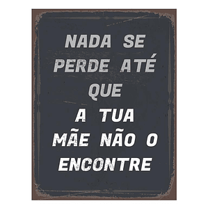 Nada se perde 33X25CM