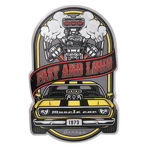 Fast and Loud 31x20cm