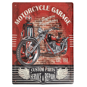 Motorcycle Garage 40X30CM