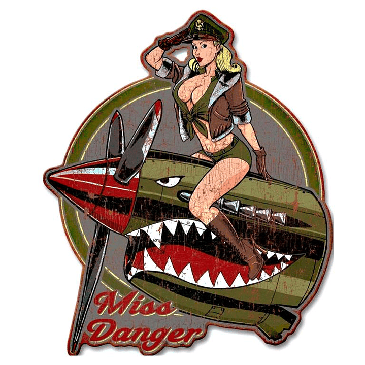 Miss Danger 42cm x 54cm 1