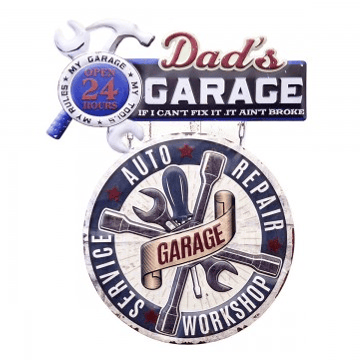 Dad Garage 60X48CMS 1