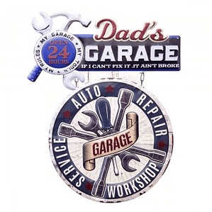 Dad Garage 60X48CMS