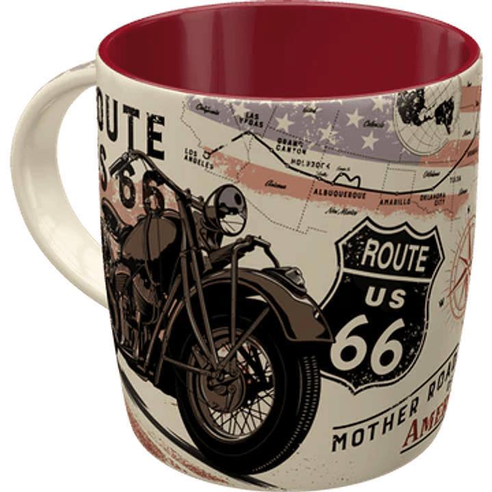 ROUTE 66 MAP CANECA 1