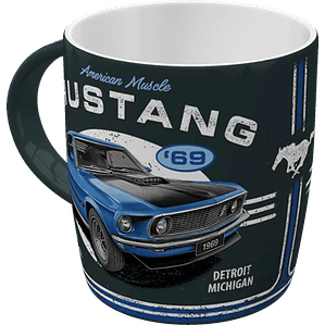 Ford Mustang 69 AZUL