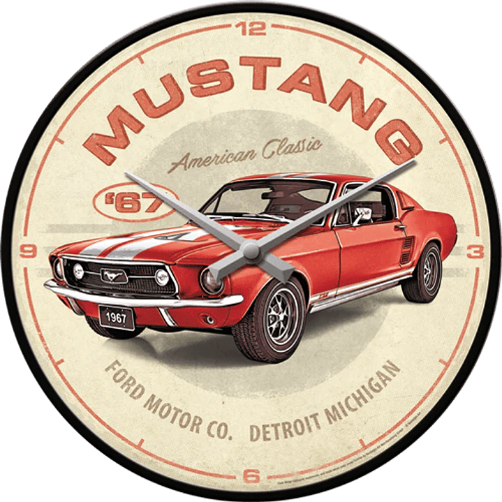 Relogio Parede Mustang 1