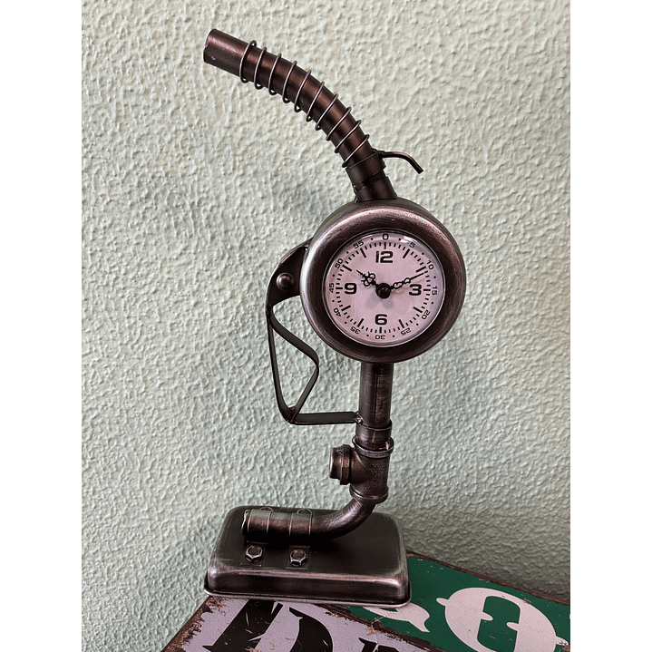 RELOGIO PISTOLA DE GAS METAL 36X15X8cm 1