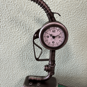 RELOGIO PISTOLA DE GAS METAL 36X15X8cm