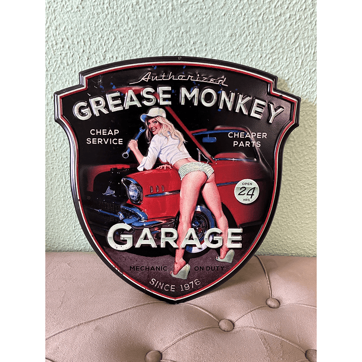 GREASE MONKEY 40cmx38cm 1