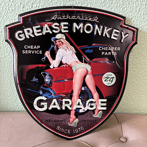 GREASE MONKEY 40cmx38cm