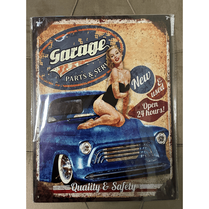 Garage parts 33x25cm 1