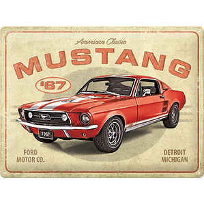 FORD MUSTANG 67 GT 40X60 cm
