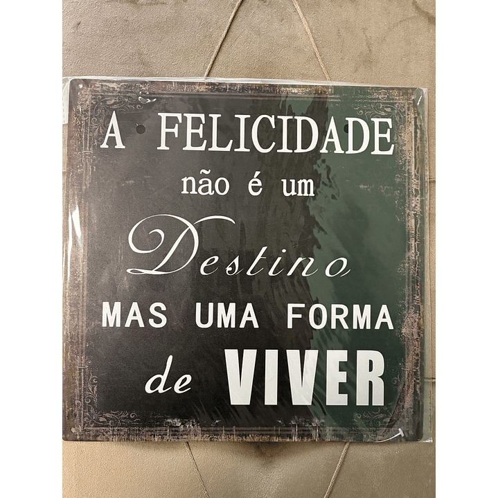 A felicidade 30x30cm 1